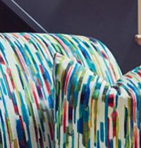 Jasper tissu ameublement lavable motif abstrait style aquarelle de Prestigious Textiles, pour chaise, fauteuil, canapé, stores, rideau et coussin, vendu par la rime des matieres, bon plan tissu et frais de port offerts