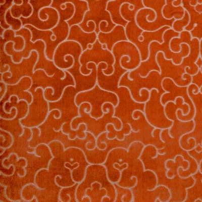 Duomo tissu ameublement velours motif ornemental style oriental, de Sahco pour chaise, fauteuil, canapé et coussins, vendu par la rime des matieres, bon plan tissu et frais de port offerts