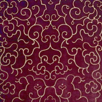 Duomo tissu ameublement velours motif ornemental style oriental, de Sahco pour chaise, fauteuil, canapé et coussins, vendu par la rime des matieres, bon plan tissu et frais de port offerts