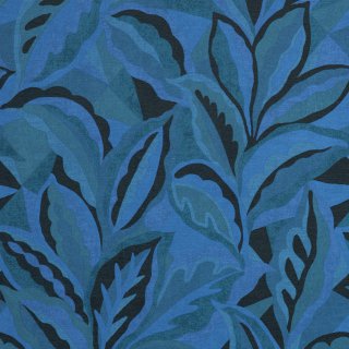 Opal tissu ameublement en lin mélangé, de Sahco, motif végétal stylisé, pour  rideaux et coussisn, vendu par la rime des matieres, bon plan tissu et frais de port offerts
