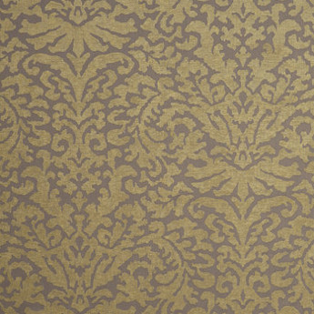 Salon tissu ameublement de Sahco, grande largeur lavable et non feu motif ornemental pour  rideaux et coussisn, vendu par la rime des matieres, bon plan tissu