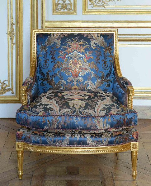 verdi tissu ameublement lampas soie  pour fauteuil, canapé, tenture murale et rideau de tassinari & chatel vendu par la rime des matieres