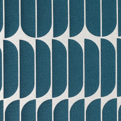 tissu Creatone de Thévenon, motif graphique style vintage, lavable, pour chaise, fauteuil, canapé, rideaux et coussins, vendu par la rime des matieres, bon plan tissu et frais de port offerts.