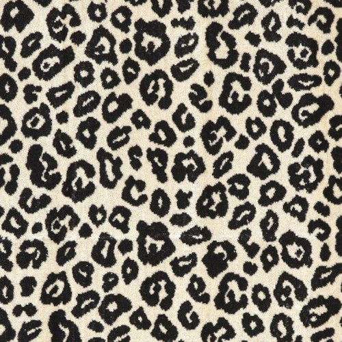 Léopard jacquard tissu d'ameublement lavable, motif peau de léopard, de Thévenon, pour chaise, fauteuil, canapé, tête de lit  et coussins, vendu par la rime des matieres, bon plan tissu et frais de port offerts. 