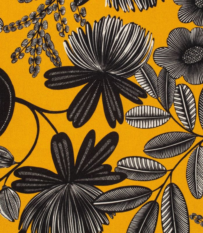 tissu d'ameublement Orphée, motif végétal stylisé , de Thévenon, pour chaise, fauteuil, canapé, tête de lit, rideaux et coussins, vendu par la rime des matieres, bon plan tissu et frais de port offerts.