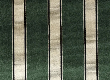 tissu Royal Jacquard de Thévenon, velours rayures modernes, lavable, pour chaise, fauteuil, canapé, rideaux et coussins, vendu par la rime des matieres, bon plan tissu et frais de port offerts. 