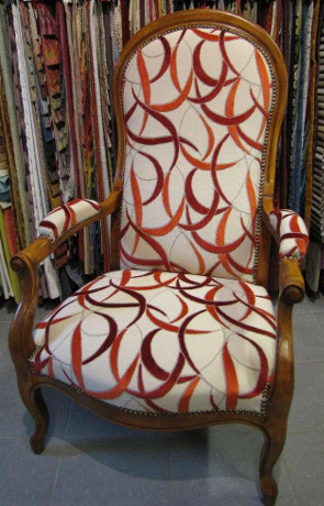 tissus pour fauteuil vendus par la rime des matieres