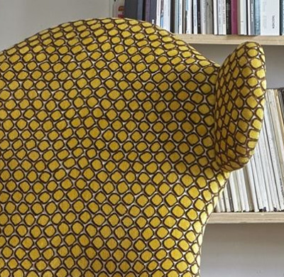 fenelle tissu velours motif william yeoward pour designers guild vendu par la rime des matieres bon plan