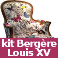 kit tapissier pour refaire une bergère Louis XV - frais de port offerts