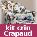 kit pour tapisser fauteuil crapaud + guide technique - frais de port offerts