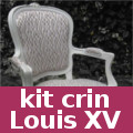 kit pour tapisser fauteuil louis XV cabriolet + guide technique - frais de port offerts