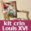 kit pour tapisser fauteuil louis XVI médaillon ou jacob + guide technique - frais de port offerts