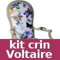 kit pour tapisser fauteuil Voltaire + guide technique - frais de port offerts