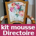 kit mousse pour tapisser fauteuil directoire vendu par la rime des matieres - bon plan et frais de port offerts