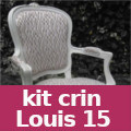kit crin pour tapisser fauteuil louis 15vendu par la rime des matieres - bon plan et frais de port offerts
