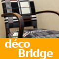 Des fauteuils bridge habillés d'imitation cuir et peaux ou  tissus faux unis, imprimés fleuris, graphiques ou style Art Déco ... pour des intérieurs chics et raffinés