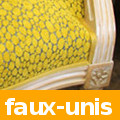 les tissus d'ameublement faux unis, pour chaises, fauteuils, canapés, rideaux, stores, voilages, jetés de lit et décoration de la maison