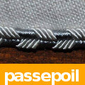 la passementerie passepoil simple ou double corde, bicolore, fantaisie, imitaition cuir de chez Houlès